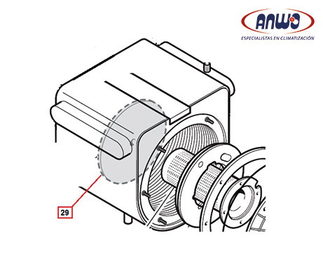 AISLAMIENTO TRASERO. ENSAMBLE 180x16